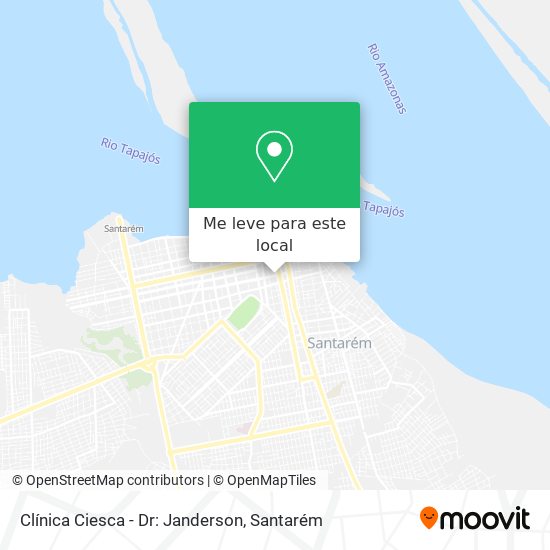 Clínica Ciesca - Dr: Janderson mapa