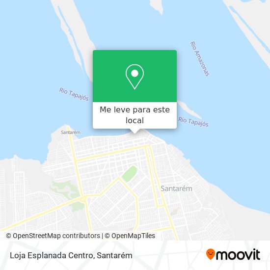Loja Esplanada Centro mapa