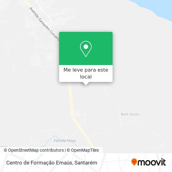 Centro de Formação Emaús mapa