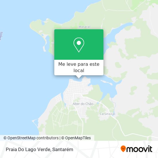 Praia Do Lago Verde mapa