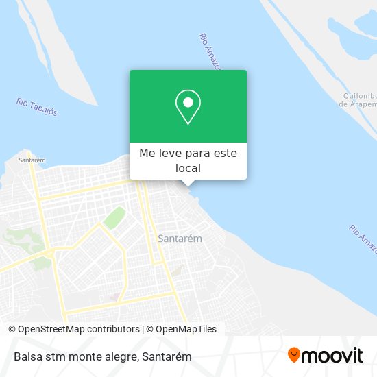 Balsa stm monte alegre mapa