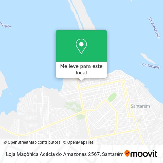 Loja Maçônica Acácia do Amazonas 2567 mapa