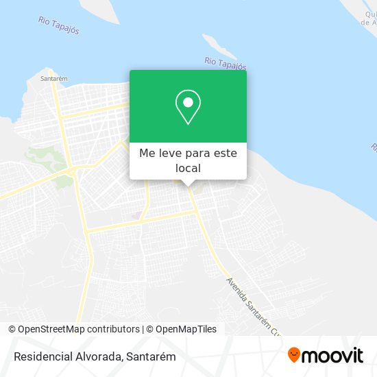 Residencial Alvorada mapa