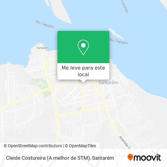 Cleide Costureira (A melhor de STM) mapa