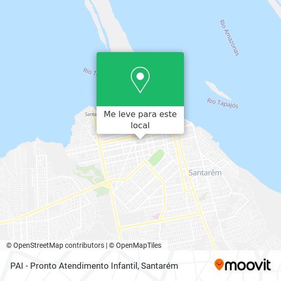 PAI - Pronto Atendimento Infantil mapa