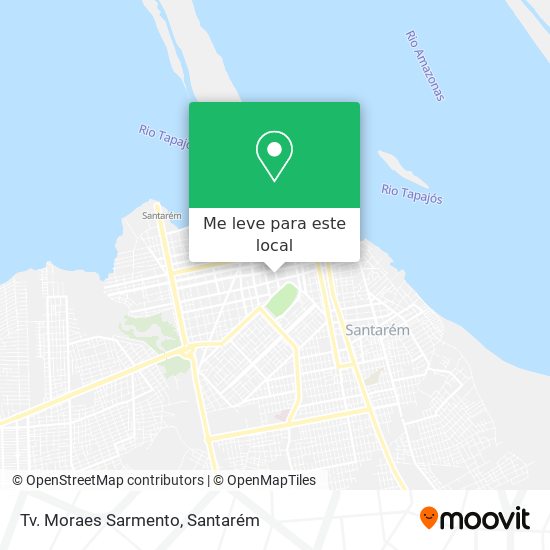 Tv. Moraes Sarmento mapa