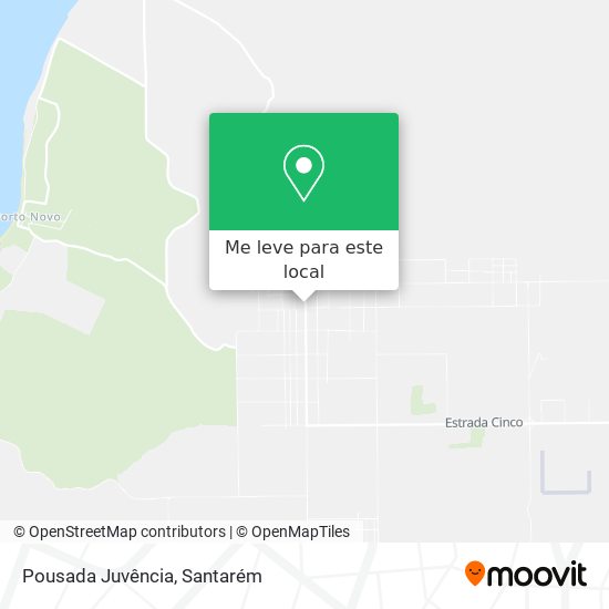 Pousada Juvência mapa