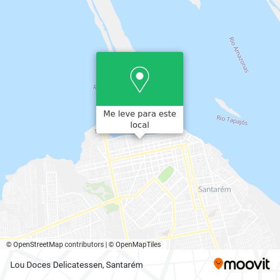 Lou Doces Delicatessen mapa
