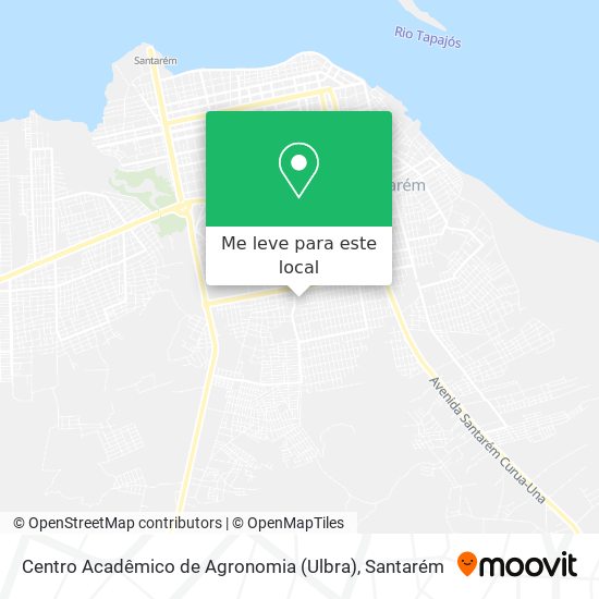 Centro Acadêmico de Agronomia (Ulbra) mapa