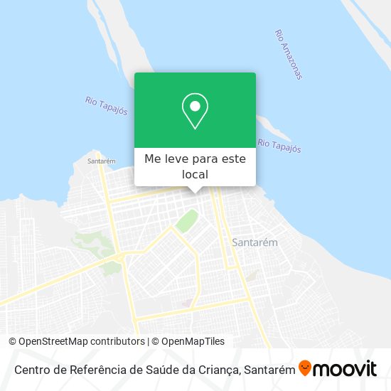 Centro de Referência de Saúde da Criança mapa