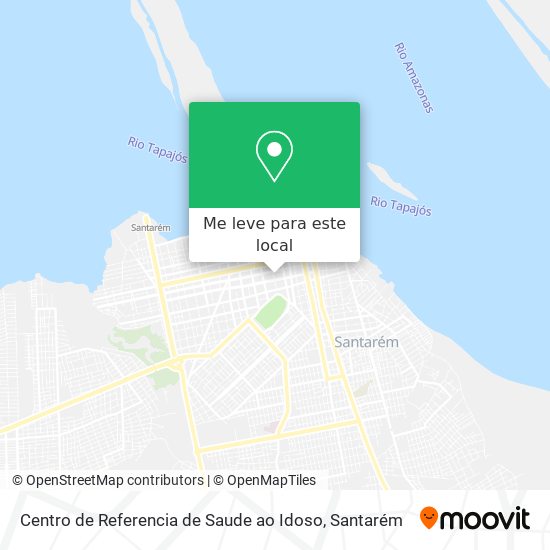 Centro de Referencia de Saude ao Idoso mapa