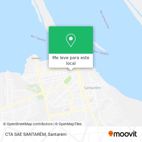 CTA SAE SANTARÉM mapa