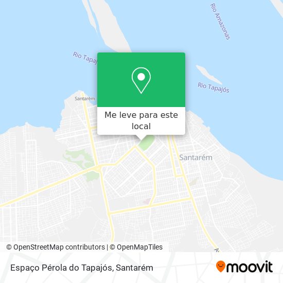 Espaço Pérola do Tapajós mapa