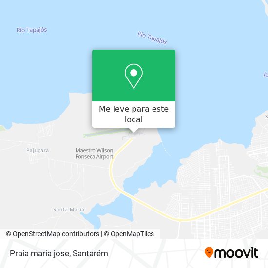 Praia maria jose mapa