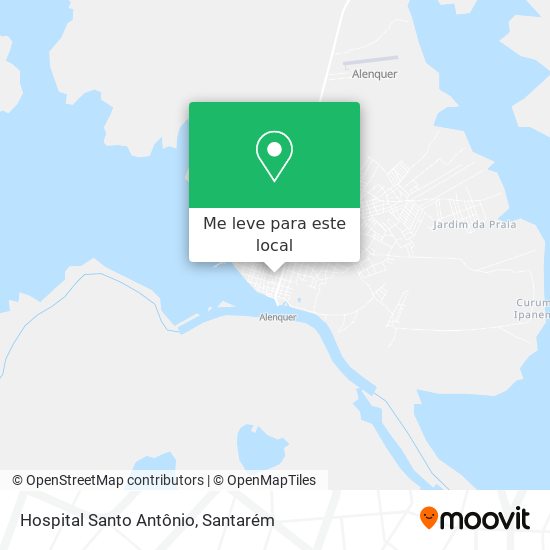 Hospital Santo Antônio mapa
