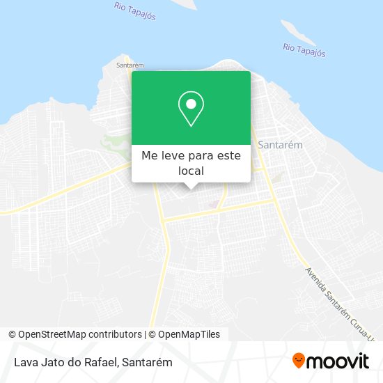 Lava Jato do Rafael mapa
