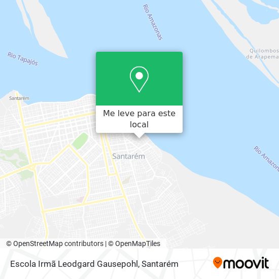 Escola Irmã Leodgard Gausepohl mapa