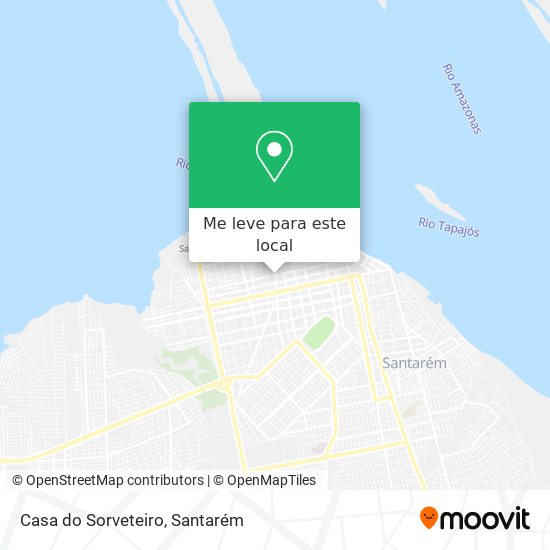 Casa do Sorveteiro mapa