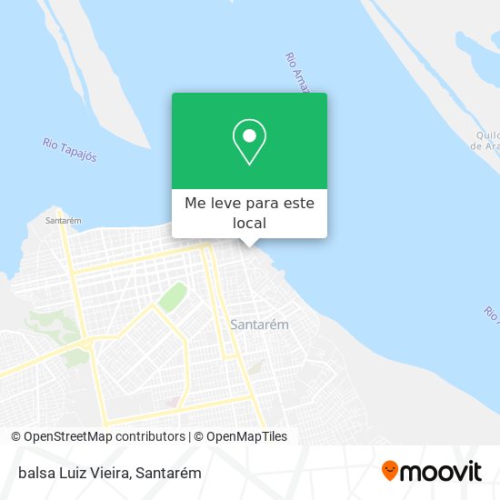 balsa Luiz Vieira mapa