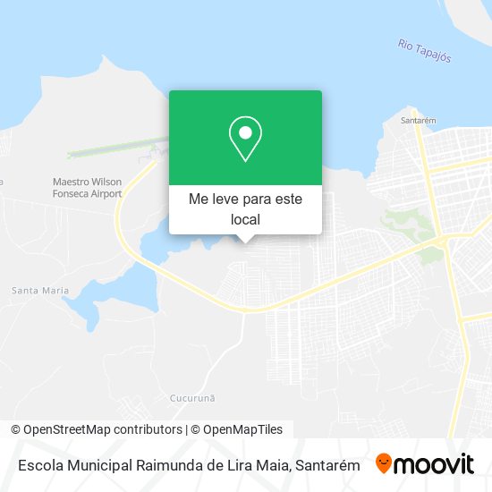Escola Municipal Raimunda de Lira Maia mapa