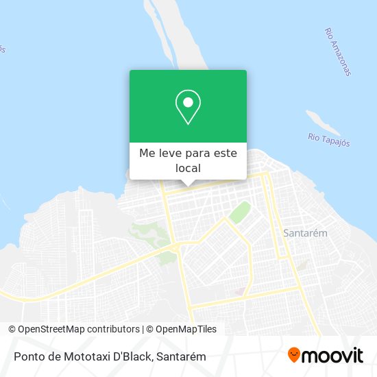 Ponto de Mototaxi D'Black mapa