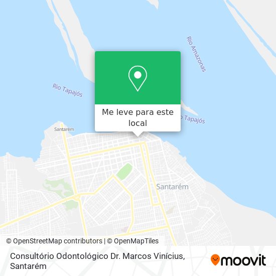 Consultório Odontológico Dr. Marcos Vinícius mapa