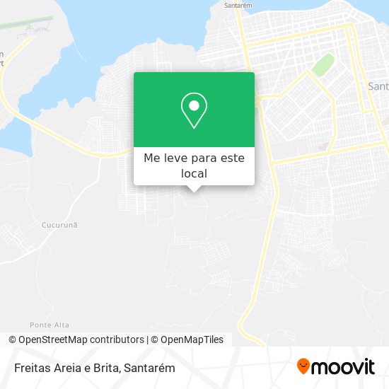 Freitas Areia e Brita mapa