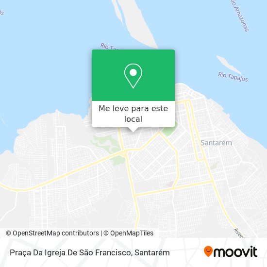 Praça Da Igreja De São Francisco mapa