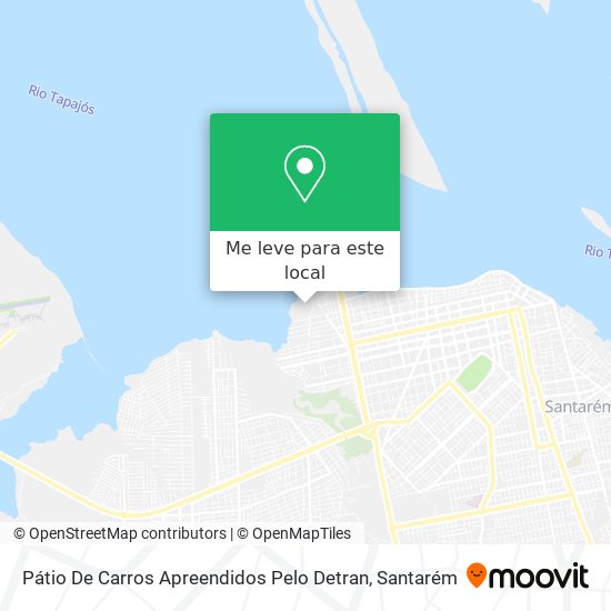Pátio De Carros Apreendidos Pelo Detran mapa