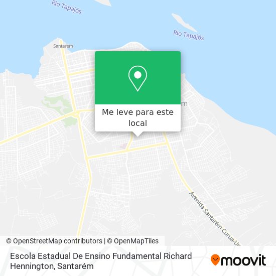 Escola Estadual De Ensino Fundamental Richard Hennington mapa