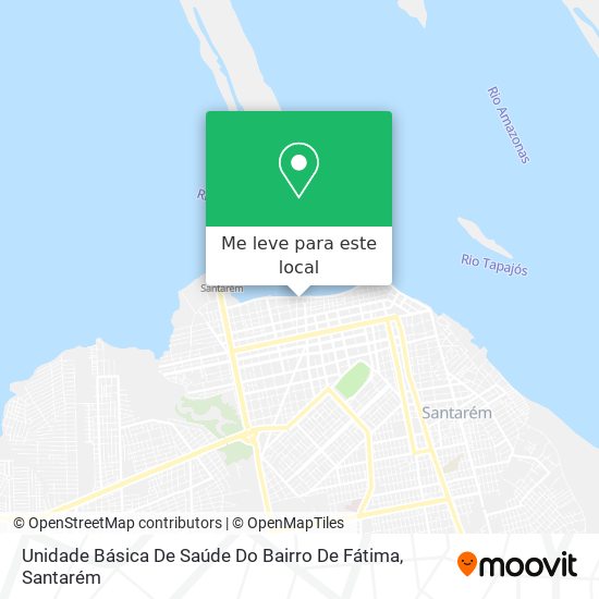 Unidade Básica De Saúde Do Bairro De Fátima mapa