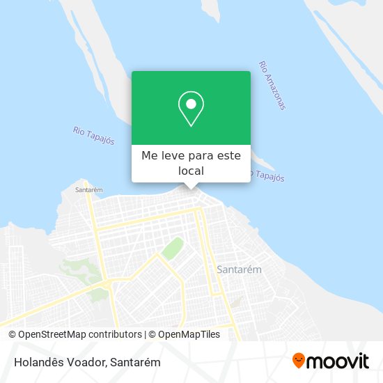 Holandês Voador mapa
