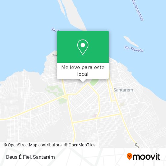 Deus É Fiel mapa