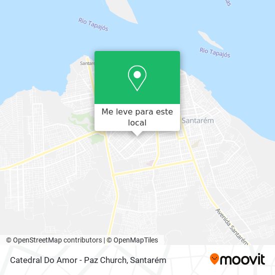 Catedral Do Amor - Paz Church mapa
