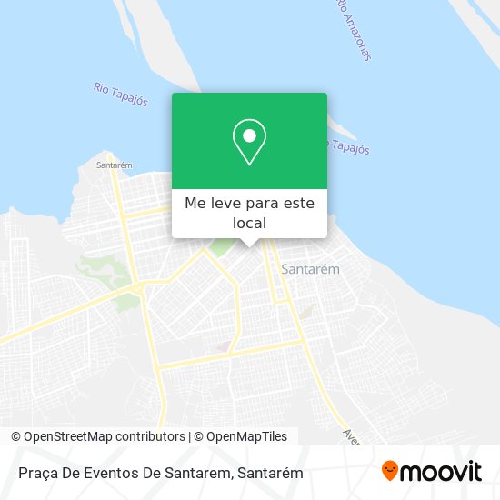 Praça De Eventos De Santarem mapa