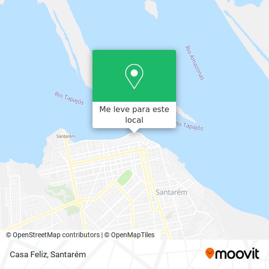 Casa Feliz mapa