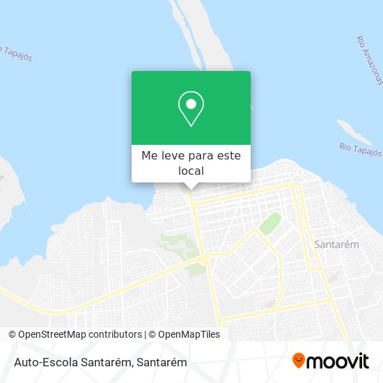 Auto-Escola Santarém mapa