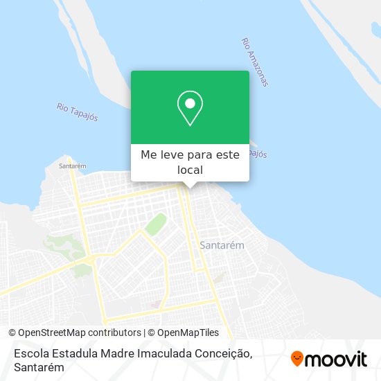 Escola Estadula Madre Imaculada Conceição mapa