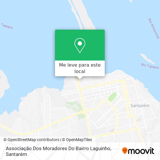 Associação Dos Moradores Do Bairro Laguinho mapa