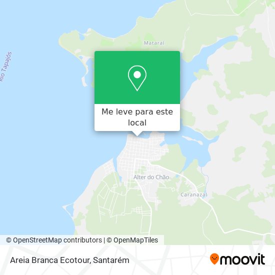 Areia Branca Ecotour mapa