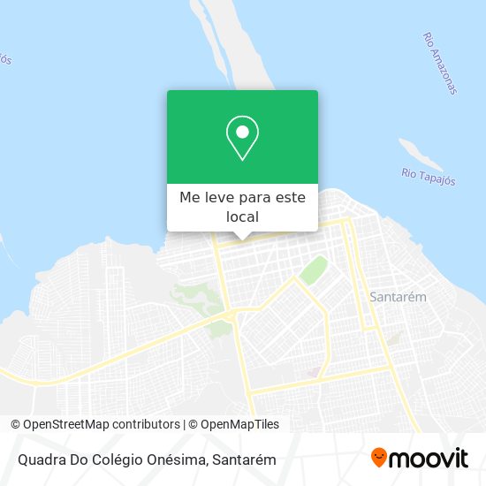 Quadra Do Colégio Onésima mapa