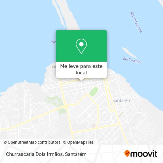 Churrascaria Dois Irmãos mapa