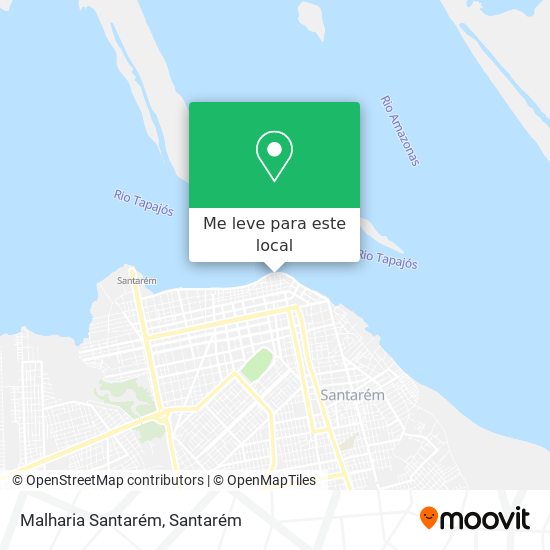 Malharia Santarém mapa