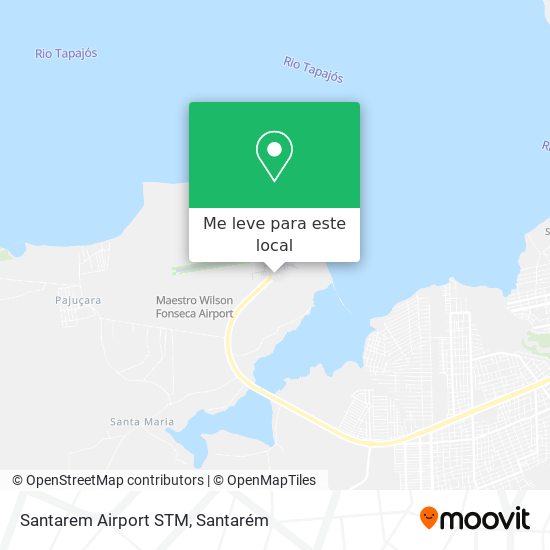 Santarem Airport STM mapa