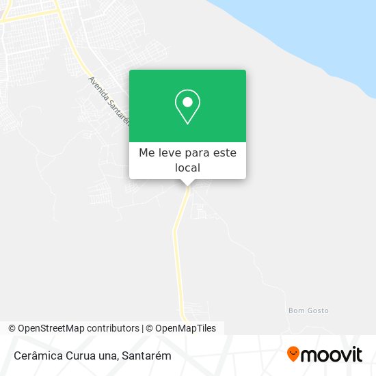 Cerâmica Curua una mapa