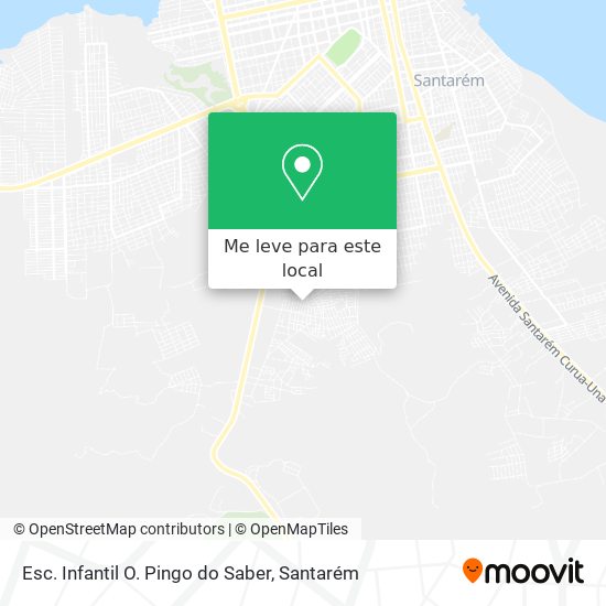 Esc. Infantil O. Pingo do Saber mapa