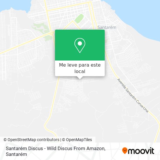 Santarém Discus - Wild Discus From Amazon mapa