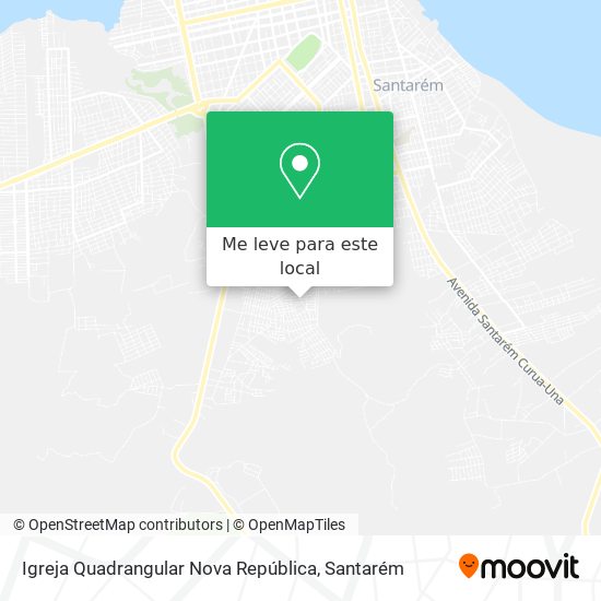Igreja Quadrangular Nova República mapa