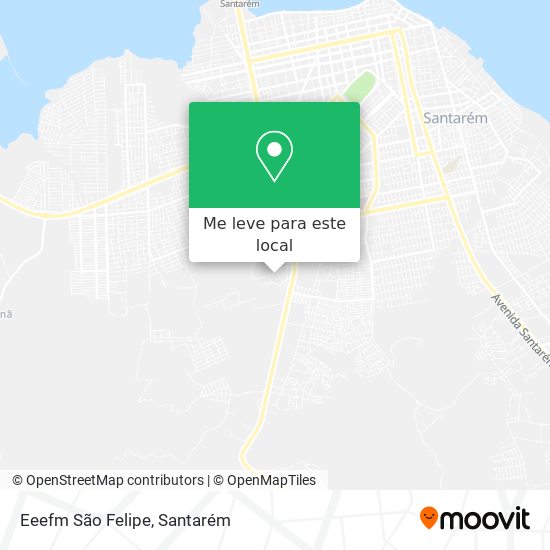 Eeefm São Felipe mapa