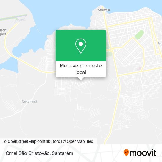 Cmei São Cristovão mapa